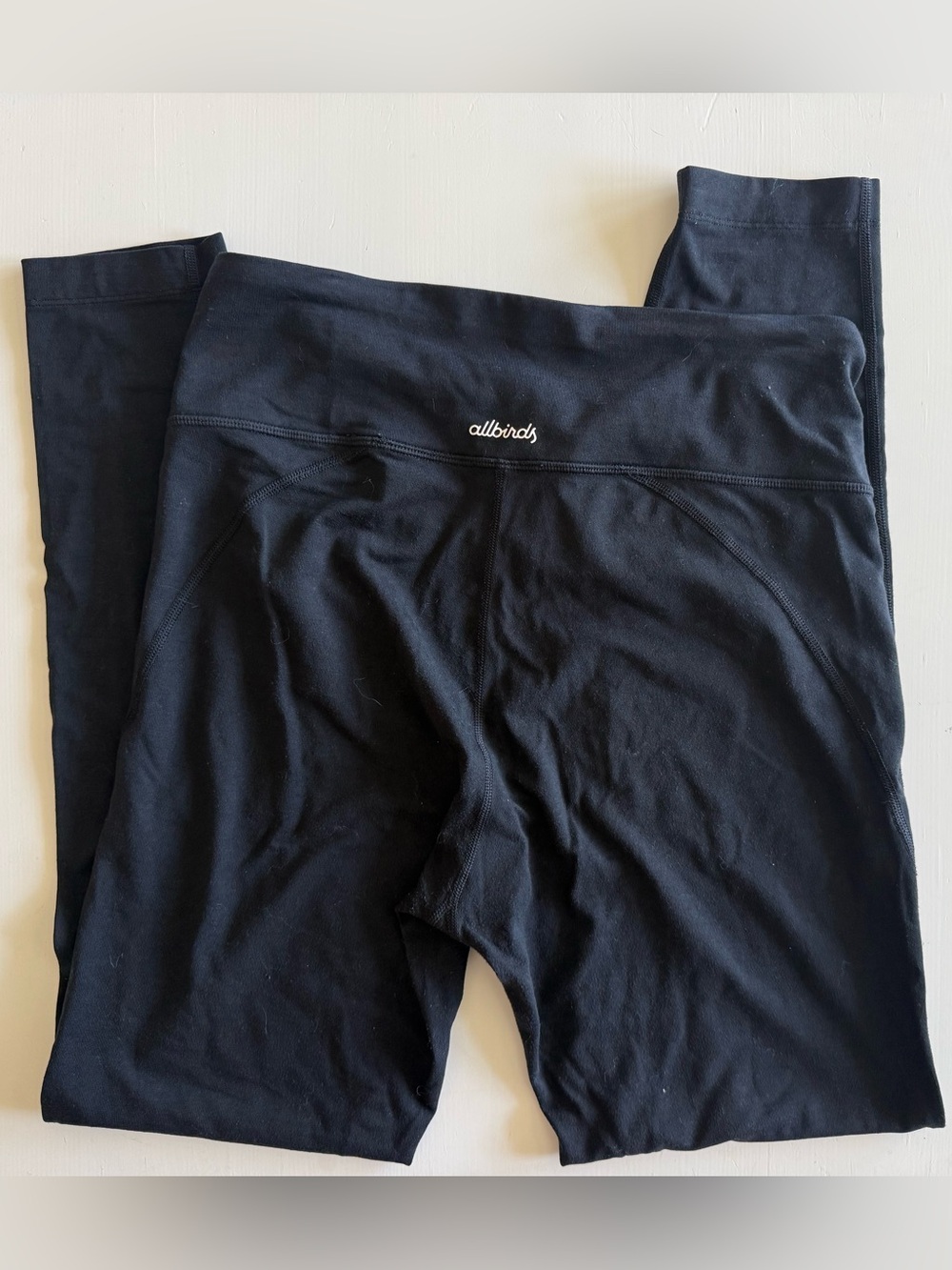 Allbirds Women's High Rise Active black Leggings Medium - Picture 3 of 5